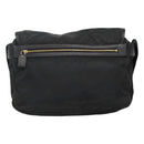 PRADA Shoulder Bag Nylon Black Silver Auth bs23348-2