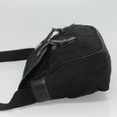 PRADA Shoulder Bag Nylon Black Silver Auth bs23348-4