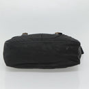 PRADA Shoulder Bag Nylon Black Silver Auth bs23348-5