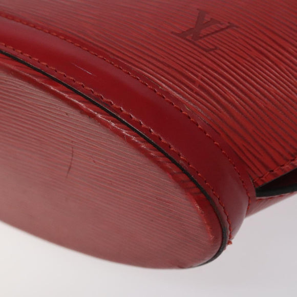 LOUIS VUITTON Epi Saint Jacques Poignees Long Hand Bag Red M52337 Auth bs23379