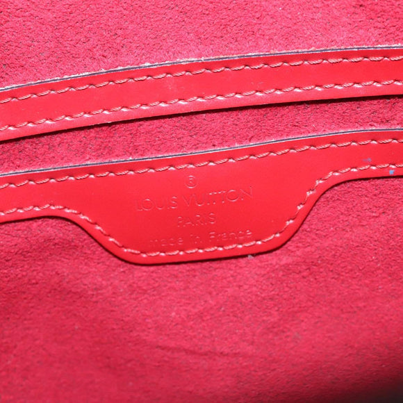 LOUIS VUITTON Epi Saint Jacques Poignees Long Hand Bag Red M52337 Auth bs23379
