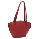 LOUIS VUITTON Epi Saint Jacques Poignees Long Hand Bag Red M52337 Auth bs23379-1