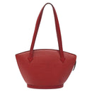 LOUIS VUITTON Epi Saint Jacques Poignees Long Hand Bag Red M52337 Auth bs23379-13