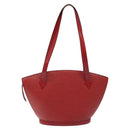 LOUIS VUITTON Epi Saint Jacques Poignees Long Hand Bag Red M52337 Auth bs23379-2
