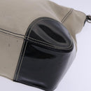 PRADA Tote Bag Canvas Beige Auth bs23380-9