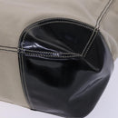 PRADA Tote Bag Canvas Beige Auth bs23380-15