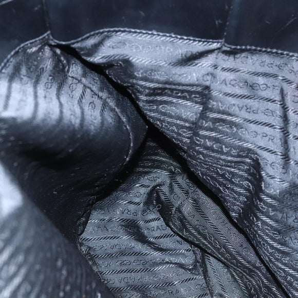 PRADA Tote Bag Canvas Beige Auth bs23380