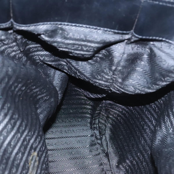 PRADA Tote Bag Canvas Beige Auth bs23380