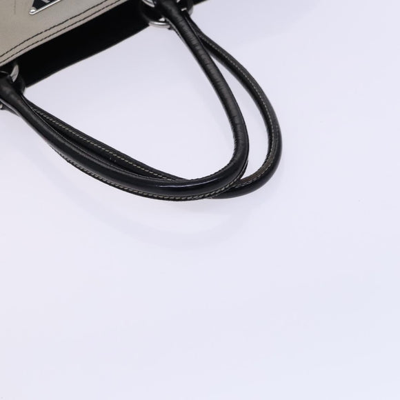 PRADA Tote Bag Canvas Beige Auth bs23380