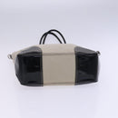 PRADA Tote Bag Canvas Beige Auth bs23380-5