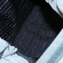 PRADA Shoulder Bag Nylon Gray Auth bs23398-10