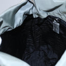 PRADA Shoulder Bag Nylon Gray Auth bs23398-20