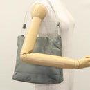 PRADA Shoulder Bag Nylon Gray Auth bs23398-22