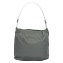 PRADA Shoulder Bag Nylon Gray Auth bs23398-2