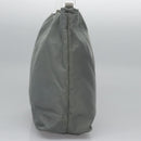 PRADA Shoulder Bag Nylon Gray Auth bs23398-3