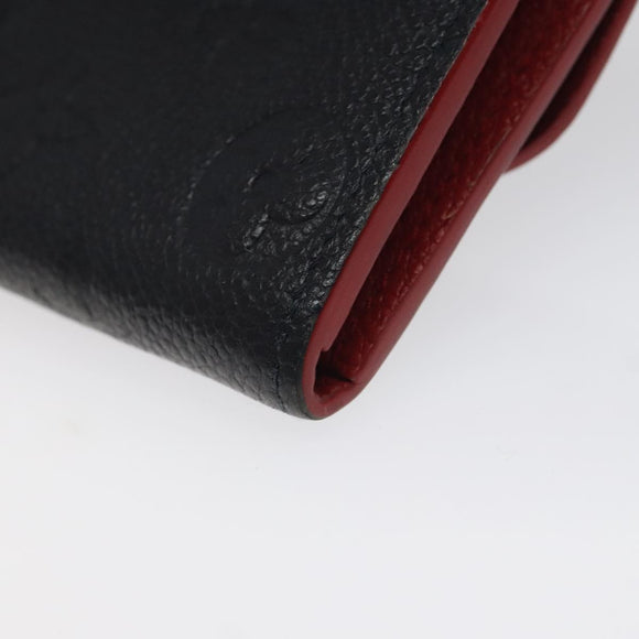 LOUIS VUITTON Empreinte Portefeuille Emily Flower Wallet M68327 LV Auth bs23403