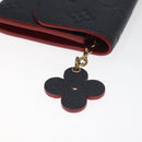 LOUIS VUITTON Empreinte Portefeuille Emily Flower Wallet M68327 LV Auth bs23403-7