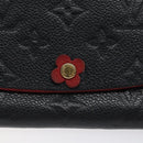 LOUIS VUITTON Empreinte Portefeuille Emily Flower Wallet M68327 LV Auth bs23403-8