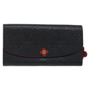 LOUIS VUITTON Empreinte Portefeuille Emily Flower Wallet M68327 LV Auth bs23403-13