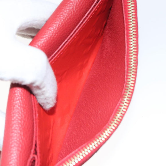 LOUIS VUITTON Empreinte Portefeuille Emily Flower Wallet M68327 LV Auth bs23403