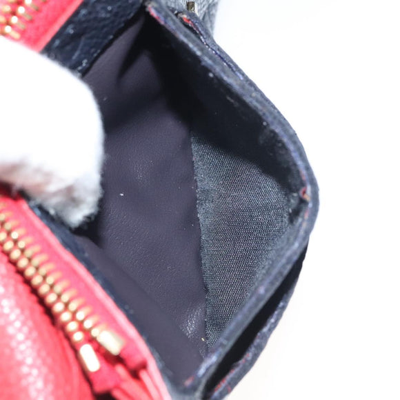 LOUIS VUITTON Empreinte Portefeuille Emily Flower Wallet M68327 LV Auth bs23403