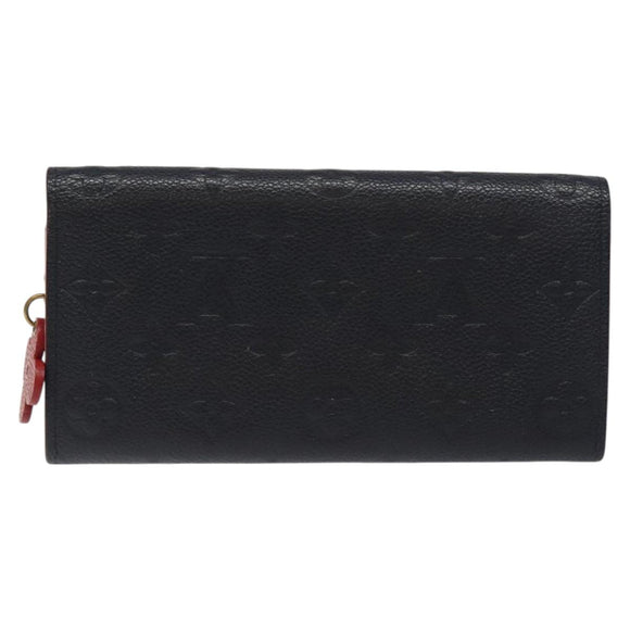 LOUIS VUITTON Empreinte Portefeuille Emily Flower Wallet M68327 LV Auth bs23403