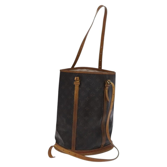 LOUIS VUITTON Monogram Bucket GM Shoulder Bag M42236 LV Auth bs23415