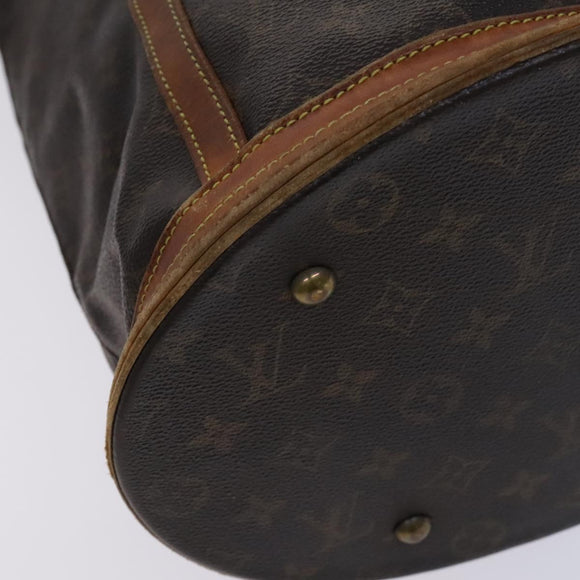 LOUIS VUITTON Monogram Bucket GM Shoulder Bag M42236 LV Auth bs23415