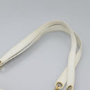 CHANEL Triple Coco Chain Tote Bag Vinyl Leather White Gold CC Auth bs23423-15