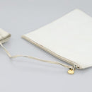 CHANEL Triple Coco Chain Tote Bag Vinyl Leather White Gold CC Auth bs23423-25