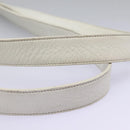 CHANEL Triple Coco Chain Tote Bag Vinyl Leather White Gold CC Auth bs23423-14