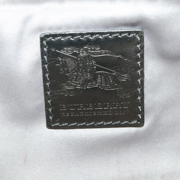 BURBERRY Nova Check Clutch Bag PVC Beige Gold Auth bs23425