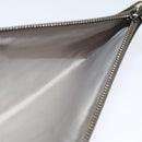 BURBERRY Nova Check Clutch Bag PVC Beige Gold Auth bs23425-19