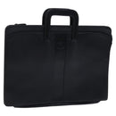 Burberrys Hand Bag Leather Black Auth bs23427-1