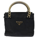 PRADA Hand Bag Nylon Navy Auth bs23433-13