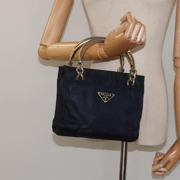 PRADA Hand Bag Nylon Navy Auth bs23433