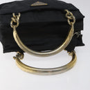 PRADA Hand Bag Nylon Navy Auth bs23433-7