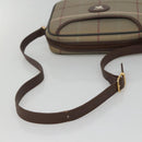 Burberrys Nova Check Shoulder Bag Canvas Beige Gold Auth bs23437-7