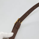 Burberrys Nova Check Shoulder Bag Canvas Beige Gold Auth bs23437-8