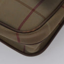 Burberrys Nova Check Shoulder Bag Canvas Beige Gold Auth bs23438-14