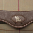 Burberrys Nova Check Shoulder Bag Canvas Beige Gold Auth bs23438-10