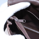 Burberrys Nova Check Shoulder Bag Canvas Beige Gold Auth bs23438-21