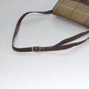 Burberrys Nova Check Shoulder Bag Canvas Beige Gold Auth bs23438-7