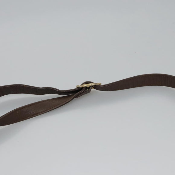 Burberrys Nova Check Shoulder Bag Canvas Beige Gold Auth bs23438