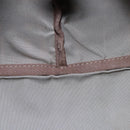 BURBERRY Nova Check Blue Label Tote Bag Nylon Beige Silver Auth bs23441-12