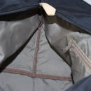 BURBERRY Nova Check Blue Label Tote Bag Nylon Beige Silver Auth bs23441-19