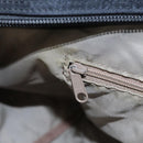 BURBERRY Nova Check Blue Label Tote Bag Nylon Beige Silver Auth bs23441-20