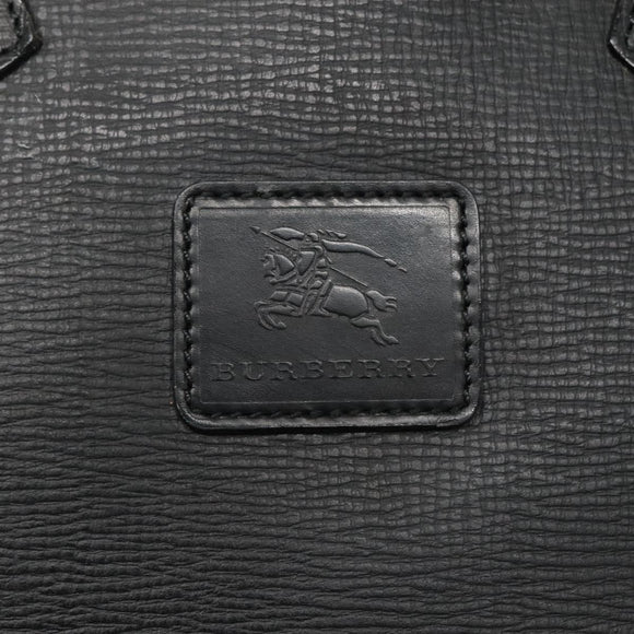 BURBERRY Business Bag Leather Black Auth bs23443