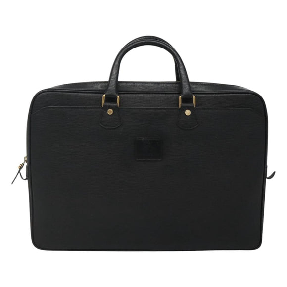 BURBERRY Business Bag Leather Black Auth bs23443