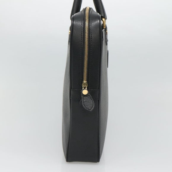 BURBERRY Business Bag Leather Black Auth bs23443